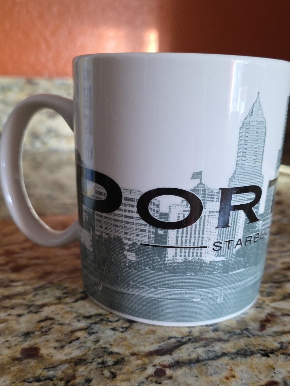 Vintage Starbucks Skyline Series Collector Mug - Portland - The City of Roses